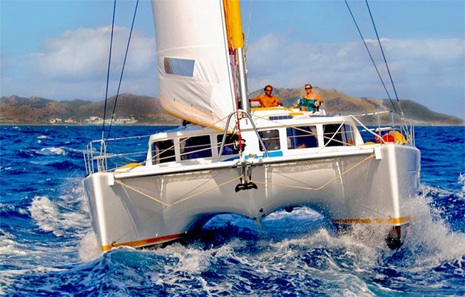 Forfait Vacances Kitesurf Naviguer sur le yacht